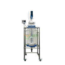 High quality 100L 150L 200L Lab Stirring Glass Reactor for Distillation